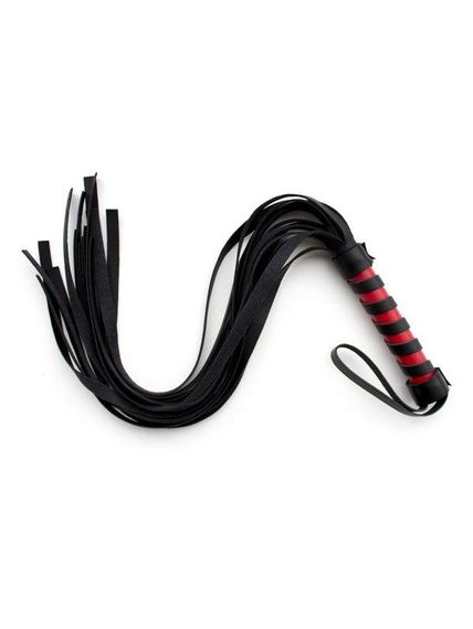 Флоггер DS Fetish Mini flogger black/red Sex Aura