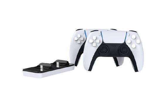 Двойная подставка для зарядки PS5. Контроллер PS5. Подставка для зарядного устройства (док-станция). XPRO LF-0504 | Зображення 3