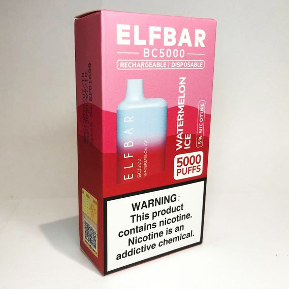Elf Bar BC5000 смак Кавун (Watermelon Ice) | Зображення 4