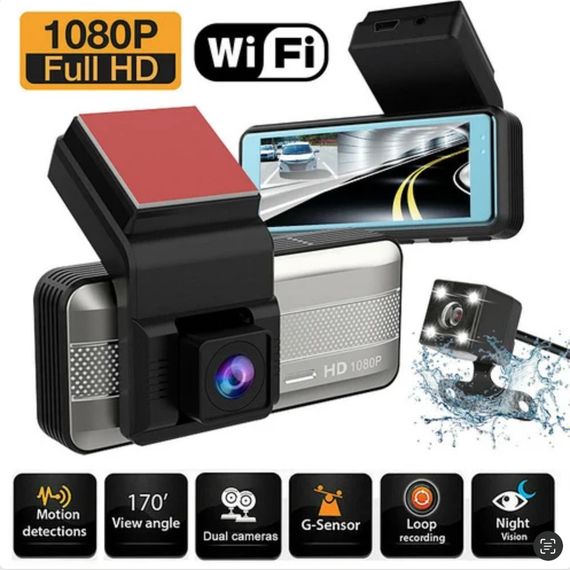 Автомобільний відеореєстратор Т711 WiFi full HD (43228-Т711_1024) | Зображення 3