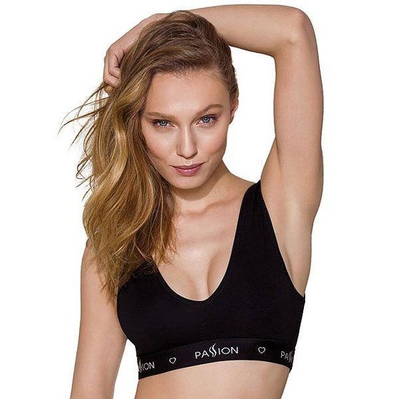 Спортивний топ з широкою гумкою Passion PS004 TOP XL, black sexstyle