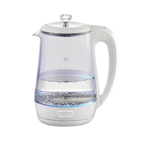 Електрочайник 1,7л 1850-2200W скло (диск) білий MR-052-WHITE Maestro