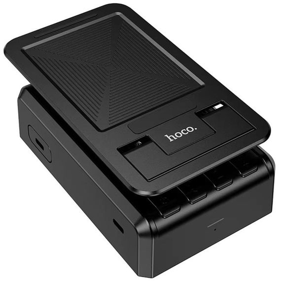 Bluetooth Колонка Hoco HC45 Wave з підставкою для телефону і пультом керування Black | Зображення 5