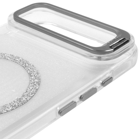 Чохол TPU+PC Jewel Sparkle with Magnetic Fit для Apple iPhone 17 Air (6.5") Diamond White | Зображення 3