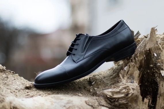 Изящные черные туфли Ікос 40 размер | Зображення 8