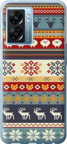 Чехол на Oppo A77 5G Рождественский орнамент "3303u-1377-17620"