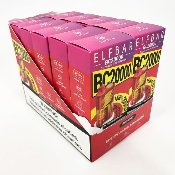 Elf Bar BC20000 смак Вишня Персик Лимонад (Cherry Peach Lemonade) | Зображення 3