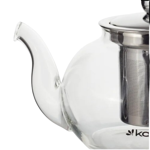Заварник 500мл зі з'ємним ситечком скло/нержавіюча сталь 0783S KAMILLE | Зображення 2