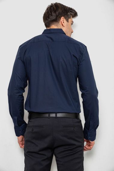 Рубашка мужская  -уценка, цвет темно-синий, 214R7086-U | Зображення 4