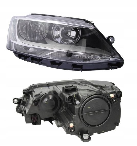 Фара Передняя Volkswagen Jetta 2010- Правая Элект.+Мотор H7/H7/P21W/Py21W/W5W