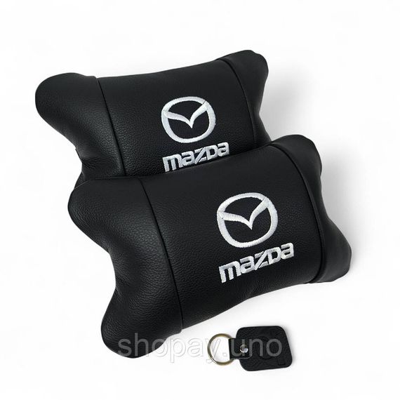 Оригинальный подарок автомобилисту Mazda, Подушка для голови в авто, Подушки для шеи на подголовник GF-60 | Зображення 5