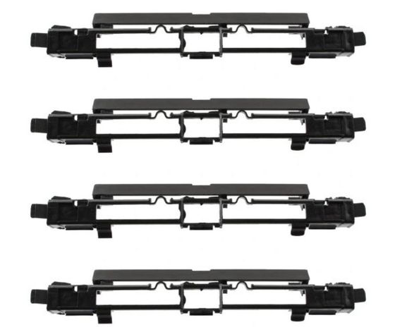 Opel Zafira B (від 2005-) заглушки кліпси рейки даху чорні (4 шт комплект), Опель Зафіра Б | Зображення 1