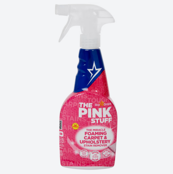 Пінистий засіб для видалення плям The Pink Stuff для килимів та оббивки 500 мл