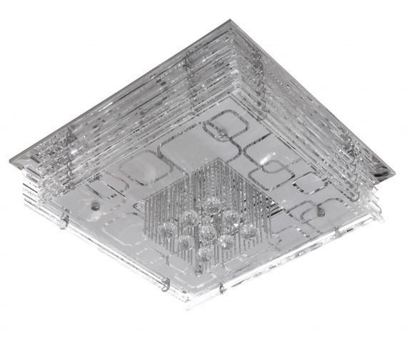 Люстра потолочная галогенная хрустальная G4 20W CH (BR-01256C/20)