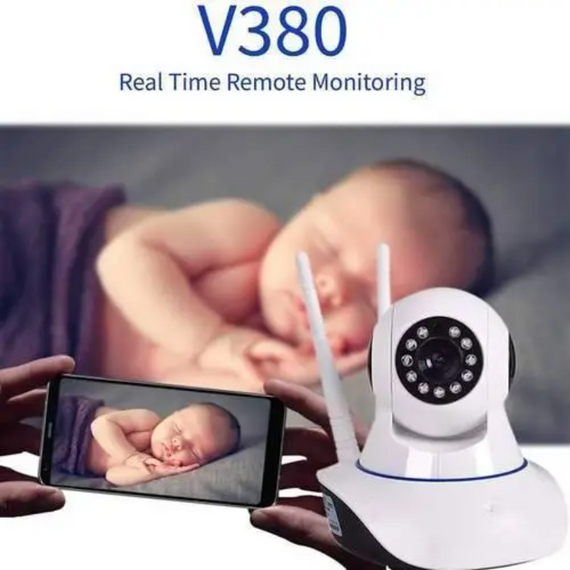 Бездротова поворотна IP-камера Q5 WIFI V380 для дому, офісу або будь-якого приміщення | Зображення 1