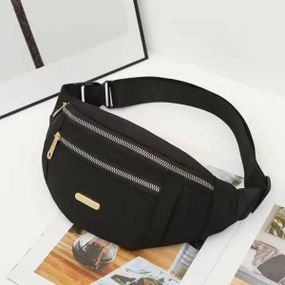 Сумка женская бананка Womens backpack XL-1211 Черная