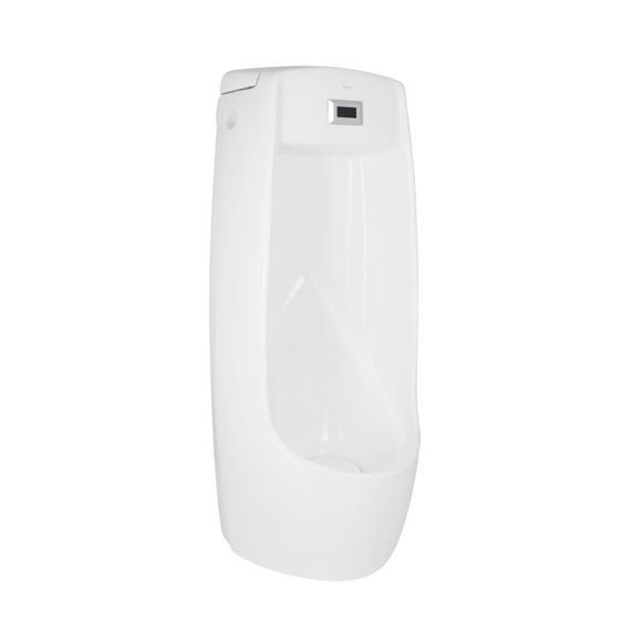 Писсуар напольный Qtap Scorpio с ИК-датчиком автоматического смыва 430х370х990 White QT1488101HW