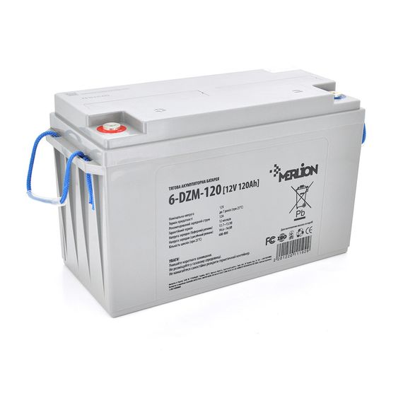 Тягова акумуляторна батарея AGM MERLION 6-DZM-120