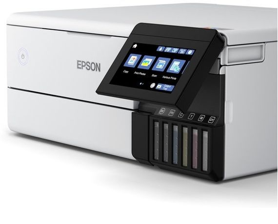 БФП Epson ink color A4 EcoTank L8160 32_32 ppm Duplex USB Ethernet Wi-Fi 6 inks Black Pigment (C11CJ20404) | Зображення 5