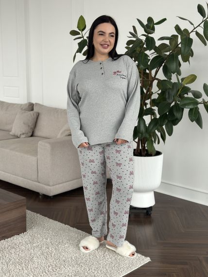 М’яка, затишна та ідеальна піжама PLUS SIZE | Зображення 2