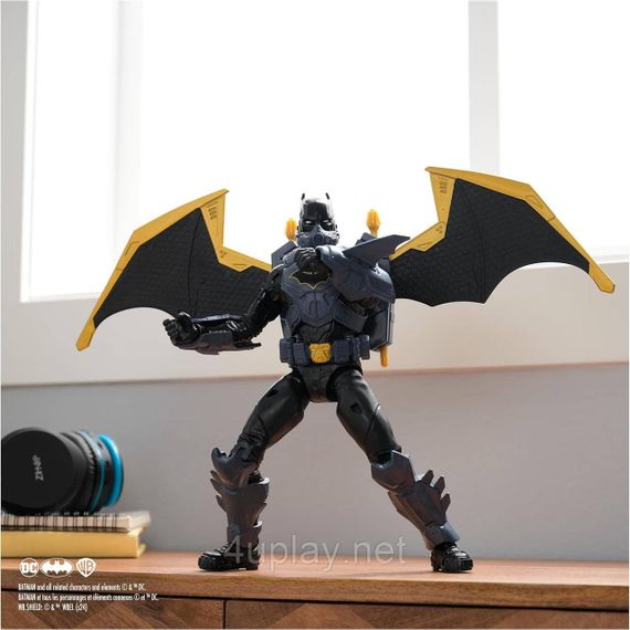 Оригинал DC Comics Batman Adventures Action Figure Бэтмен 30 см игровая фигурка с раскладными крыльями | Зображення 5