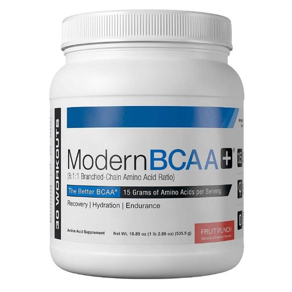 Амінокислота BCAA для спорту Modern Sports Nutrition BCAA+ 535 g /30 servings/ Fruit Punch