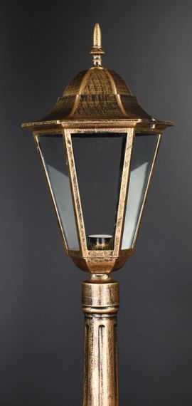 Ліхтар вуличний на ніжці 27102 Золото 112х20х20 см. | Зображення 1