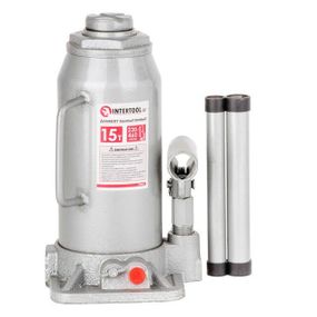 Домкрат "стовпчик" одноштоковий 15 т, 230-460 мм INTERTOOL GT0027