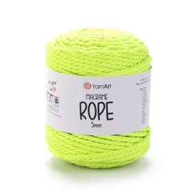 Пряжа YarnArt Macrame Rope 5 мм 801 бавовняний шнур для макраме, панно та кашпо