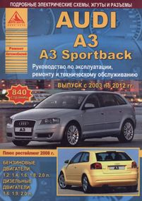 Audi A3/ Audi A3 Sportback . Посібник з ремонту. Книга