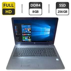 Ноутбук Б-клас HP 250 G6 / 15.6" (1920x1080) IPS / Intel Core i3-6006U (2 (4) ядра по 2.0 GHz) / 8 GB DDR4 / 256 GB SSD / Intel HD Graphics 520 / WebCam / DVD-ROM б/в