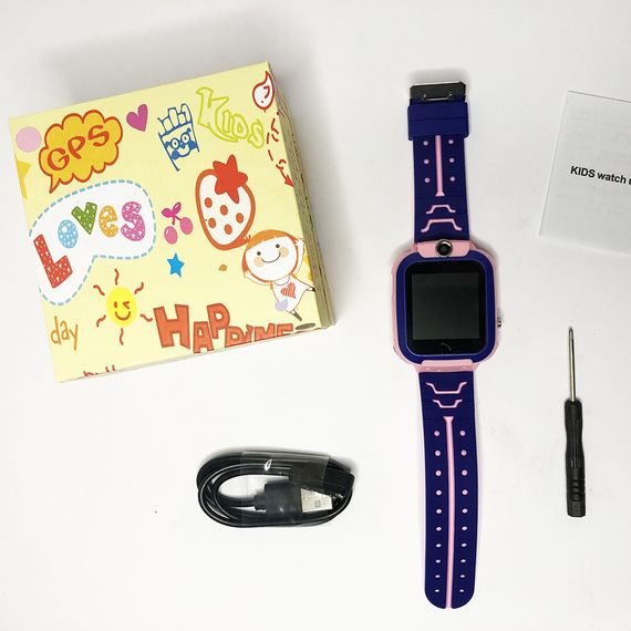 Детские Смарт Часы Smart Baby Watch Q12 SIM /Bluetooth /LBS/GPS. Цвет: розовый | Зображення 9