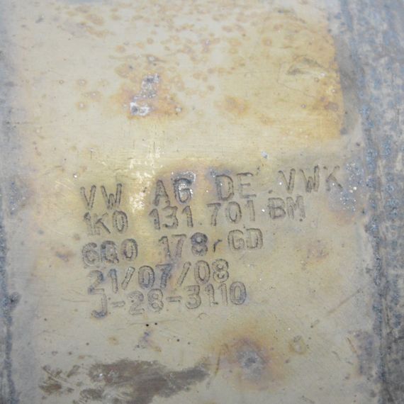 Каталізатор 1.4 Volkswagen Golf V Polo 9N 2003-2009 Каталізатор Фольксваген Гольф 5 Поло 1K0131701BM | Зображення 3