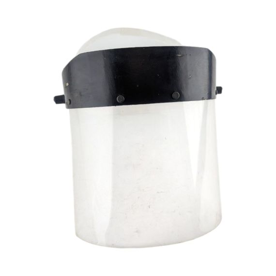 Защитный щиток НБТ с линзой 17.5 см, 3 мм, белое крепление, прозрачная маска | Зображення 2