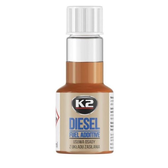 Очищувач форсунок K2 TURBO DIESEL 50 мл для дизельних двигунів (індивідуальна упаковка) ET3122