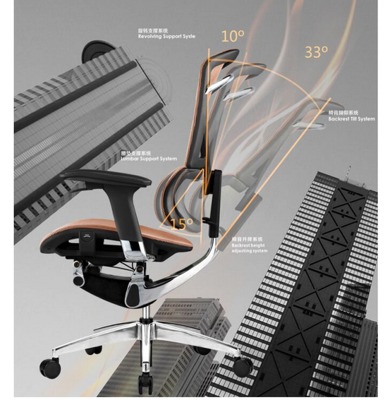 Кресло офисное GT Chair I-SEE X black | Зображення 9