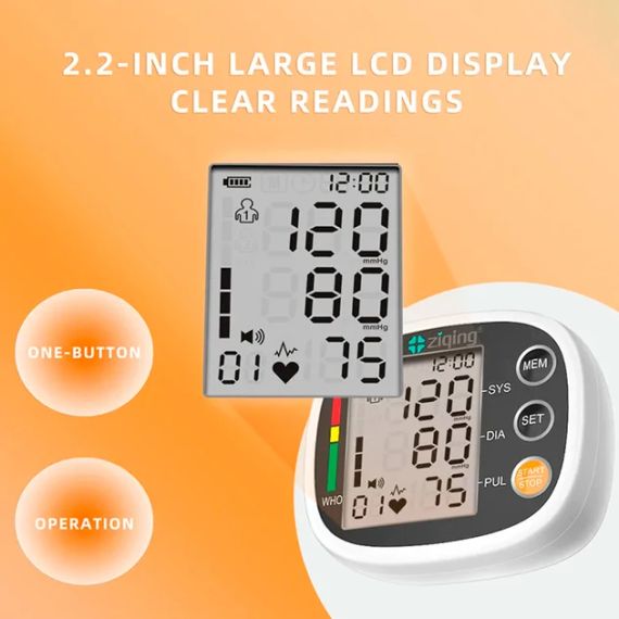 Тонометр Ziqing XW-03 автоматичний на зап'ястку від акумулятора Білий | Зображення 4