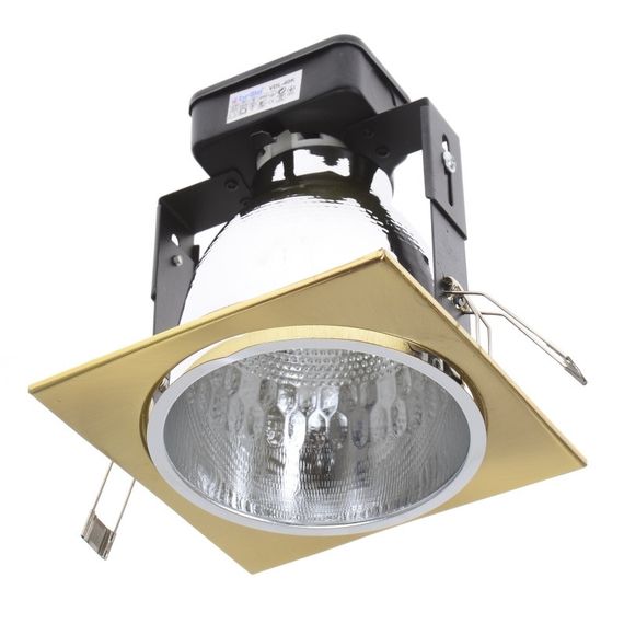 Світильник Downlight стельовий вбудований VDL-40K SB SQR Brille 166285