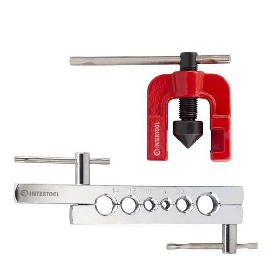 Набір для розвальцьовування трубок 6-15 мм INTERTOOL NT-0025 | Зображення 1