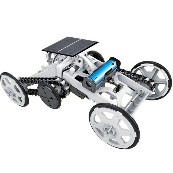 Конструктор позашляховик-скелелаз на сонячній батареї DYY008 Diy Solar White