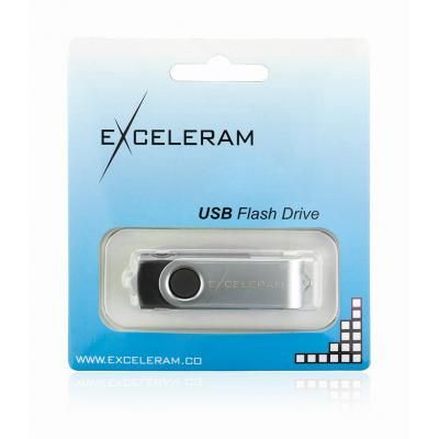 USB флеш накопичувач eXceleram 32GB P1 Series Silver/Black USB 2.0 (EXP1U2SIB32) (EXP1U2SIB32) | Зображення 7