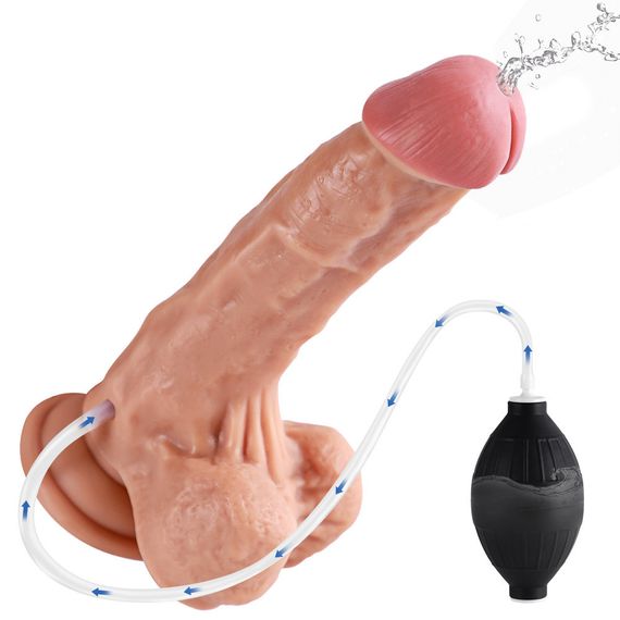 Фалоімітатор з функцією сім'явипорскування “Dildo water-spray” Sex Aura