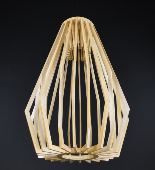 Люстра підвісна на 1 лампочку 27451 Латунь 65-200х40х40 см. | Зображення 5