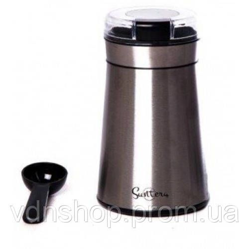 Машинка для помелу кави маленька, Кавомолка потужна побутова, Кавомолка електрична топ IU-12 | Зображення 7