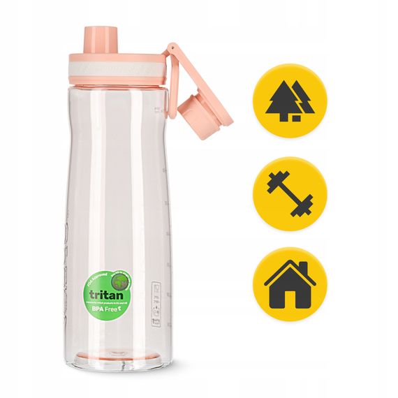 Пляшка для води спортивна 4FIZJO 850 мл Pink (P-5905973403818) | Зображення 5