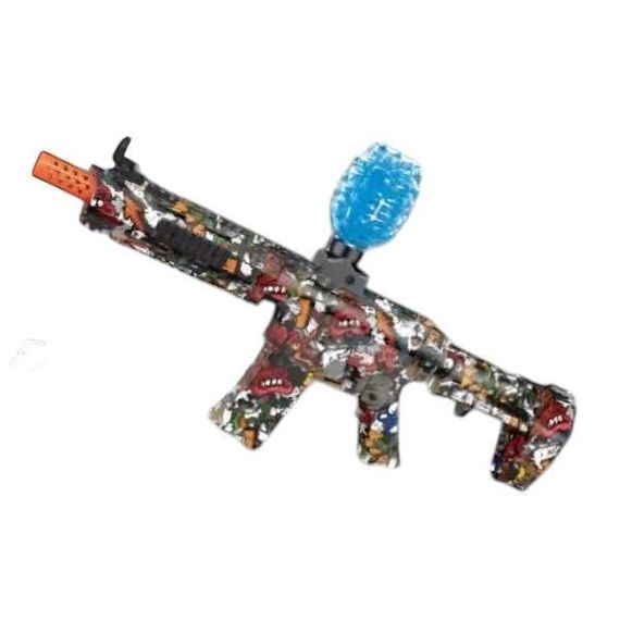 Пістолет автомат із орбізами акумуляторний Чорний з малюнками