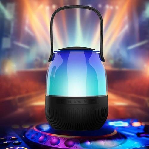 Портативная колонка XM-A68 с RGB подсветкой и микрофоном, Bluetooth микрофон для караоке | Зображення 1