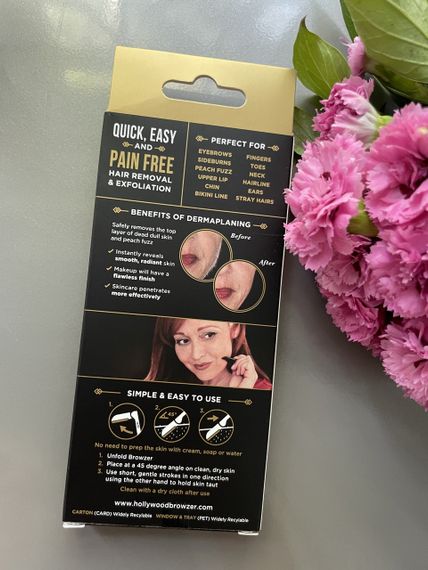 Захисна бритва HOLLYWOOD BROWZER DERMAPLANING TOOL SINGLE | Зображення 1