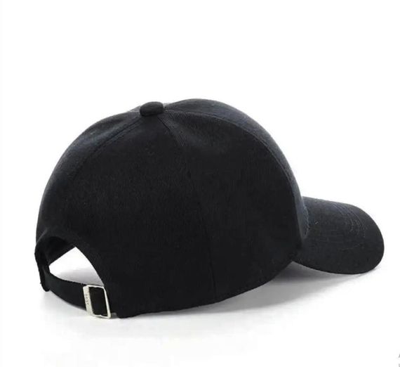 Кепка бейсболка черная с пластиковым козырьком One size UN00012 | Зображення 2