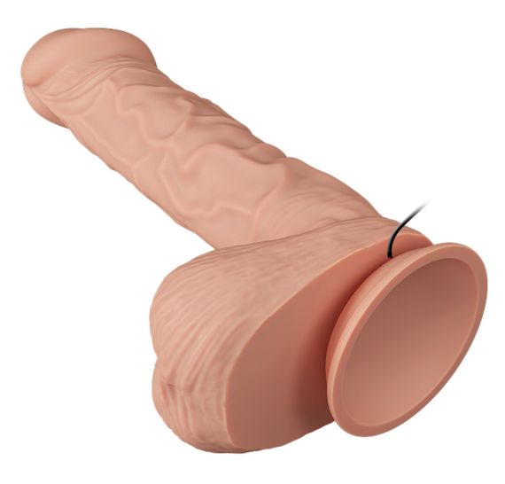 Великий вібратор на присосці BAILE - Beautiful Bergrisi Vibration 10.2", BW-008103ZR Sex Aura | Зображення 6